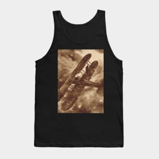 WWI Hero balancing a plane by wing walk Tank Top